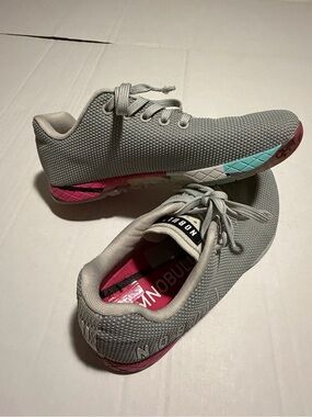 NOBULL Gray Knit Training Shoes Sneakers Men’s 7 Women’s 8.5